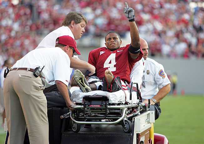 Known for his amazing catch against Southern Miss, Alabama WR Tyrone Prothro's career was cut short.